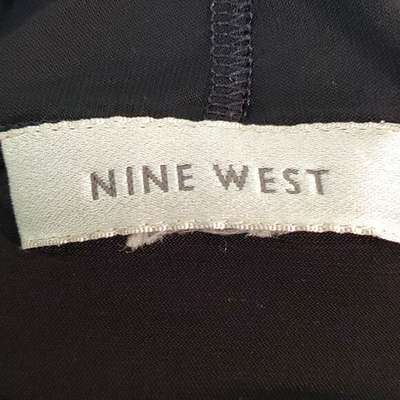 Nine West chiffon black top, size large. Great for layered look. - Picture 7 of 7